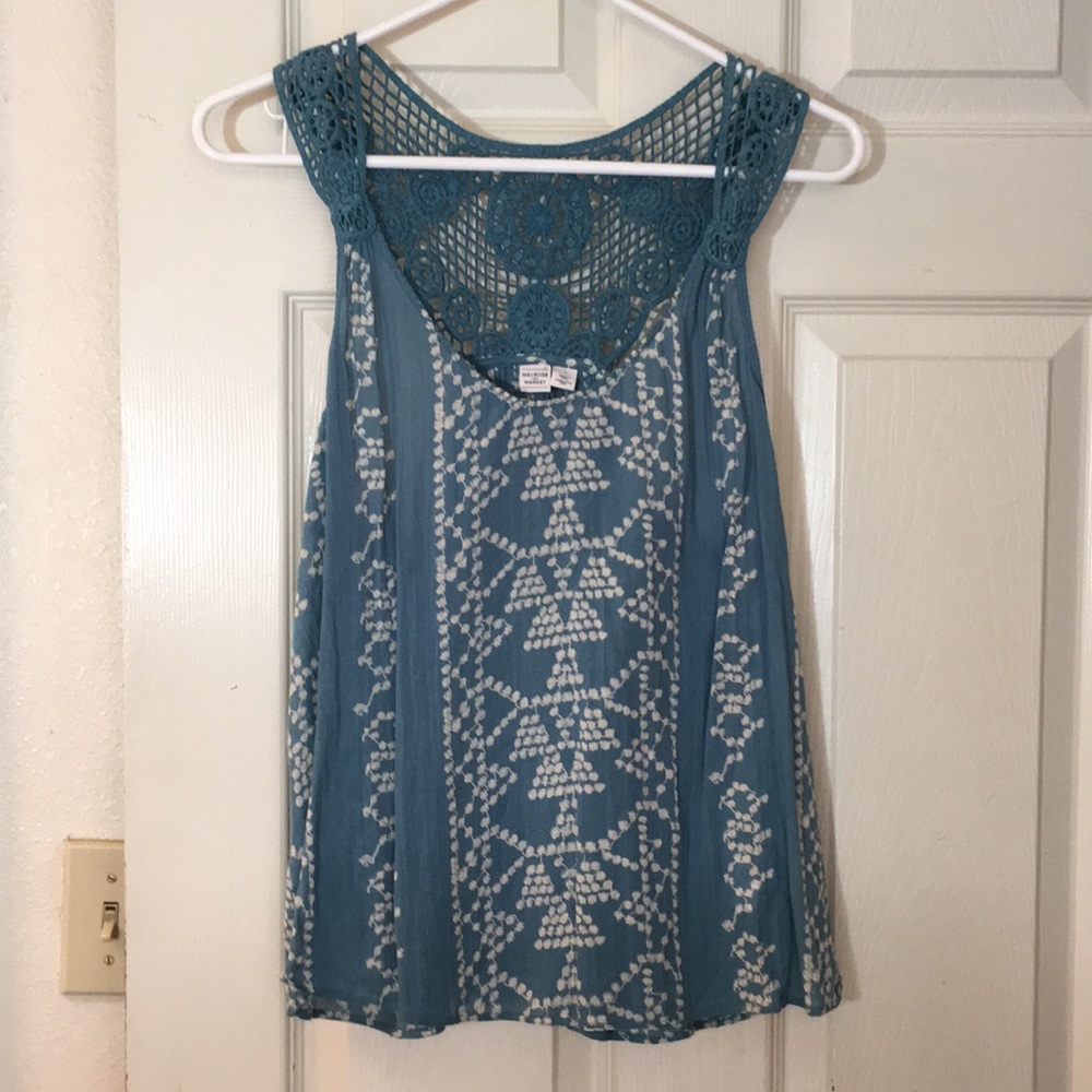 Melrose and Market crocheted tank top